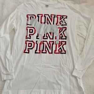 ❌🚫SOLD🚫❌PINK Victoria’s Secret Long-sleeve tee